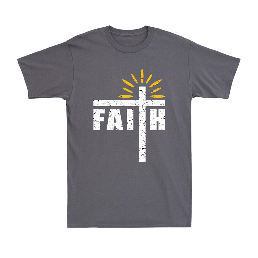 Jesus Christian Faith Cross God Religious Bible Church Vintage Tshirt Gift Tee