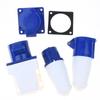 Easy Install 220V 16A 3 Pin Industrial Waterproof Plug Socket Durable Power Connector for Caravan Trailer Motorhome