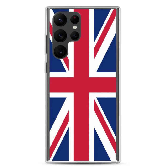 Coque Téléphone - Samsung - Galaxy S23 - Drapeau Royaume-Uni - Souple - Multicolore