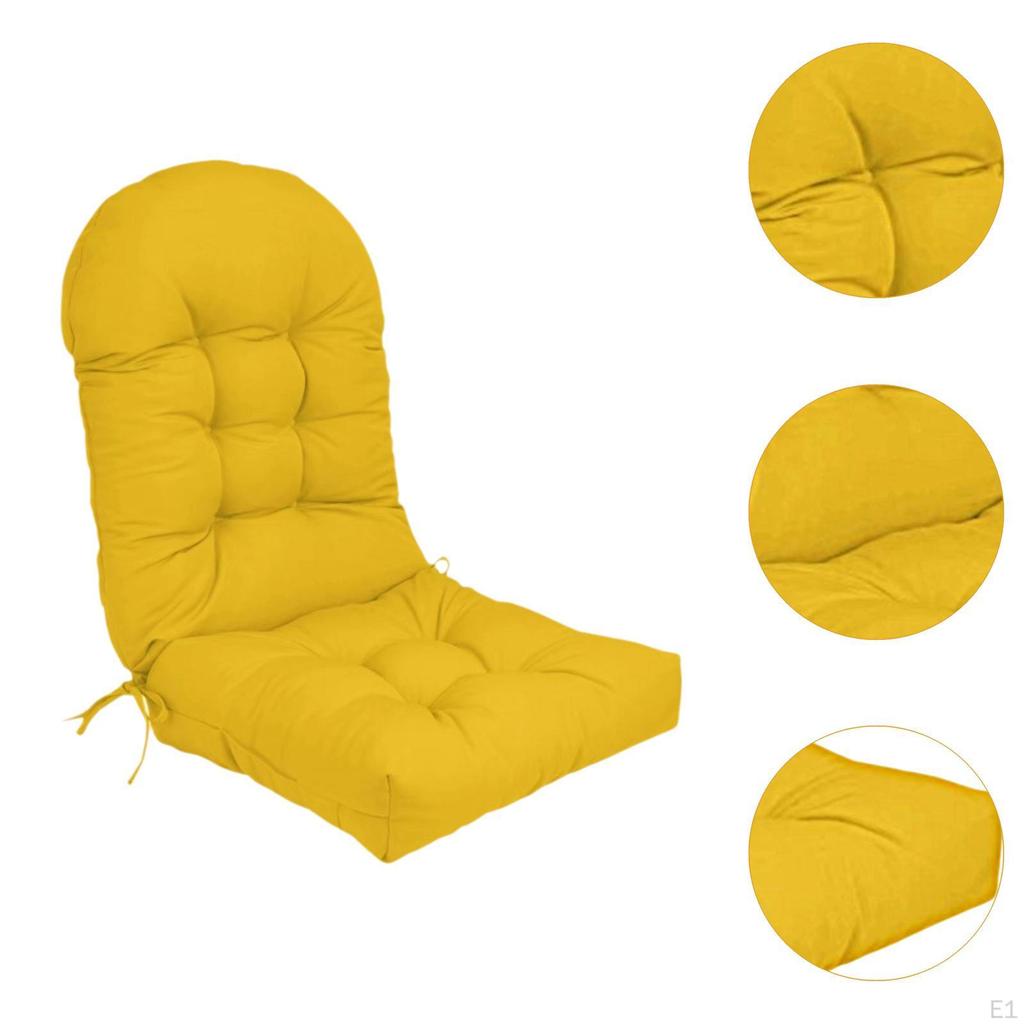 Rückenlehnenstuhl Draußen Kissenpolster Gesteppt Chaiselongue Kissen Polsterhocker