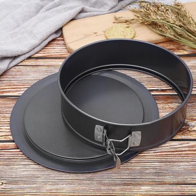 Removable Bottom Carbon Steel Cakes Molds Round Cake Pan Bakeware Non-Stick Metal Bake Mould Kitchen Accessories