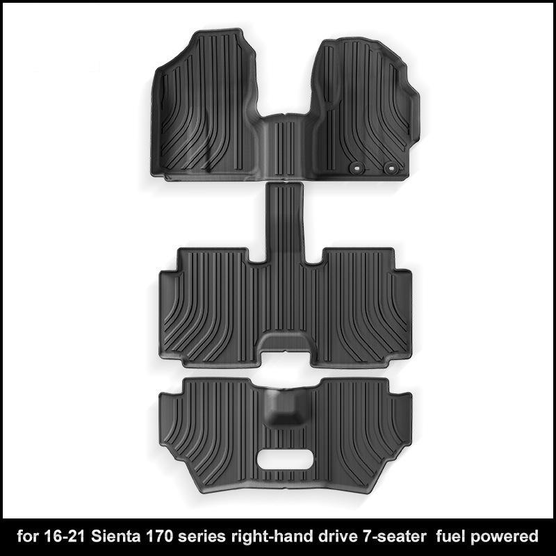 16-21 Toyota Sienta 170 TPE Floor Mats - Custom-Fit, All-Weather Protection