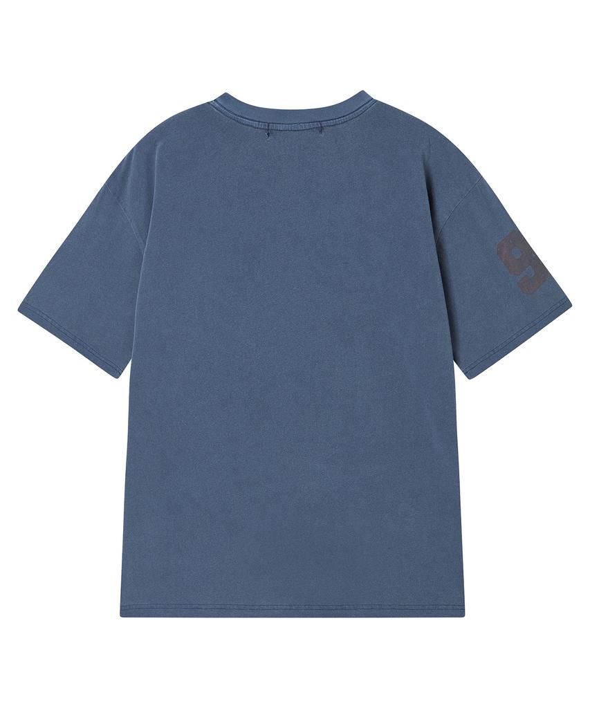 PRENDA Three Star Pigment Short Sleeve Navy