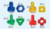 Educational Building Blocks Screw King 64 Pieces