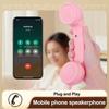 Handheld Receiver Retro Telephone Handset Handheld Telephone Receiver  Universal Type-C