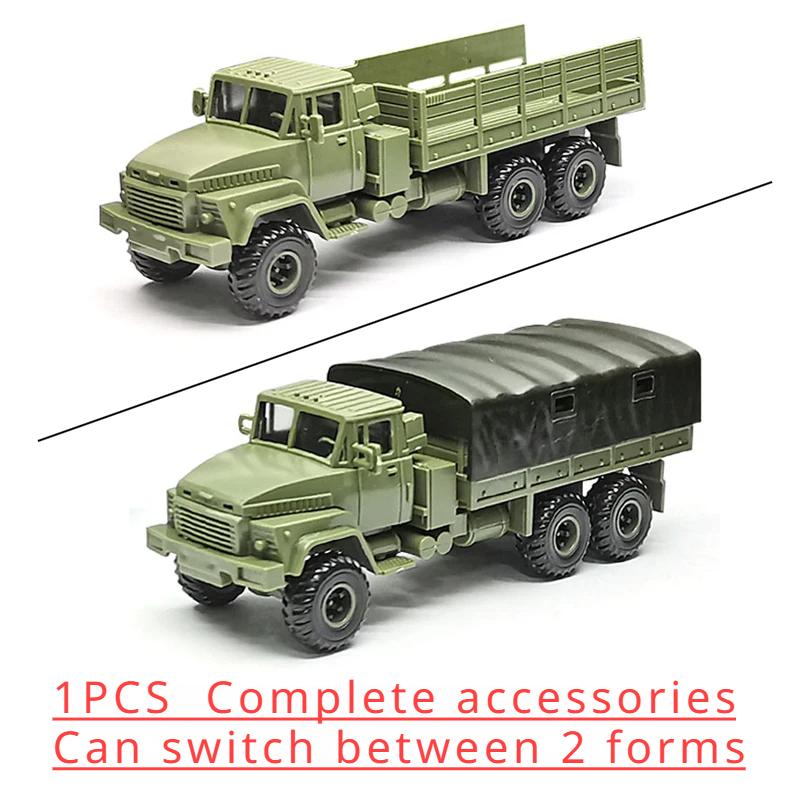 

1/72 Russia KRAZ260 Tractor Military Vehicle Heavy Truck Klass 4D Assembly Model Building Kit DIY Car Toy Army Collection