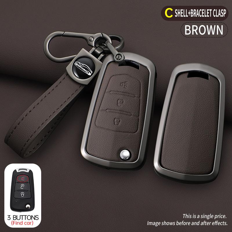 3 Buttons Car Remote Key Case Cover Shell For Great Wall Wingle 5 6 3 7 Voleex C30 Steed Haval Gw Hover H5 Key Cover Accessories