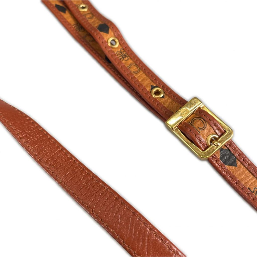 MCM Vicetos Handbag Brown Women Drawstring bag used