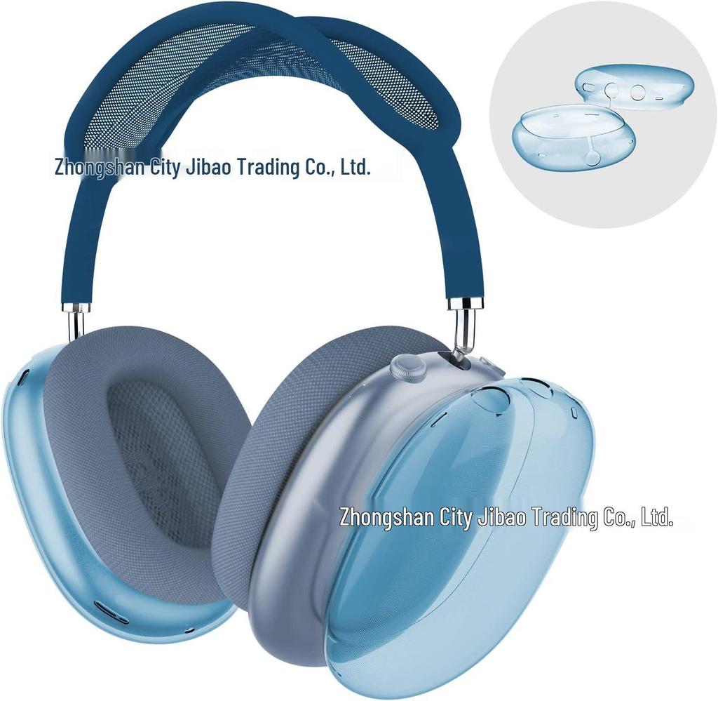Transparent Protective Silicone Case for Apple AirPods Max Over-Ear Headphones