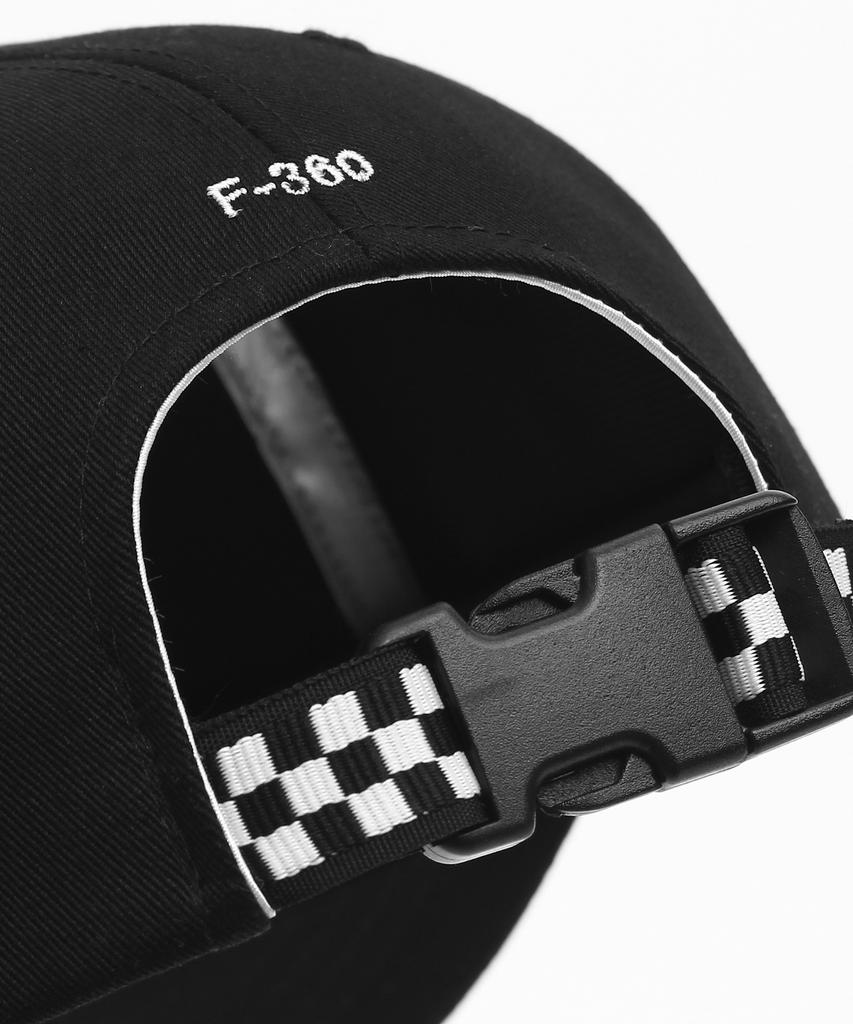 Eondeokeonteulol Cotton Logo Ball Cap F-360 / Hard Top B B / Black Race