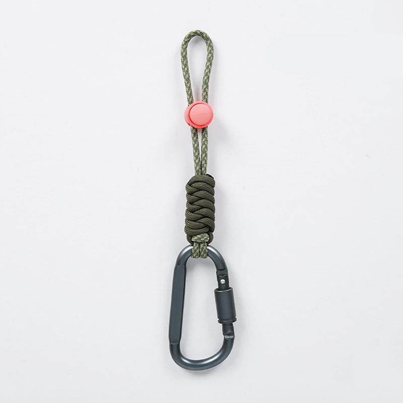 

Quick-Release Paracord Water Bottle Hang Buckle Carabiner Portable Clip Multifunctional Hook For Outdoor Hiking Backpack A11