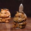 Cute Animal Inverted Incense Tray Cartoon Green Sandalwood Incense Holder  Interior