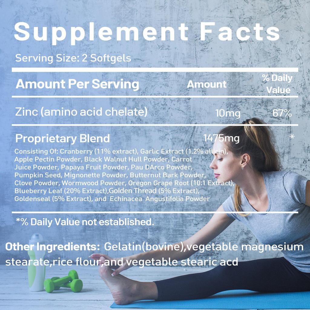 Parasiten-Blast - Darmparasiten-Reinigung, Natürliche Darmgesundheit, Entgiftung