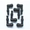 12pcs/lot 90 degree SPARK PLUG CAP Spark Plug Cap 90 degree w/ Rubber Boots Motorcycle for Honda 70 90 110 125 140 150 160CC ATV