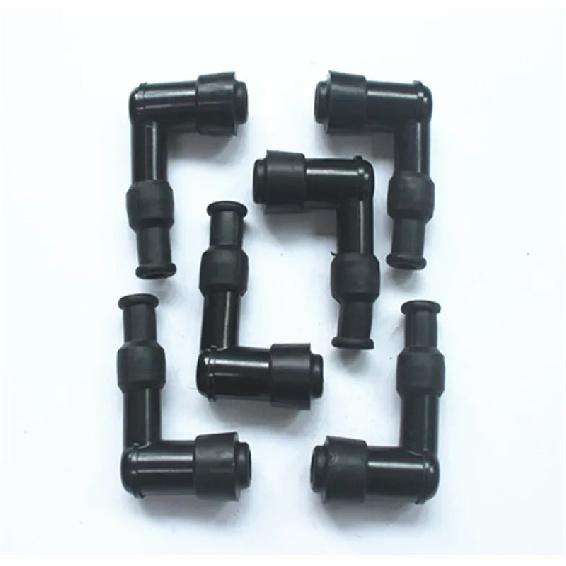 12pcs/lot 90 degree SPARK PLUG CAP Spark Plug Cap 90 degree w/ Rubber Boots Motorcycle for Honda 70 90 110 125 140 150 160CC ATV