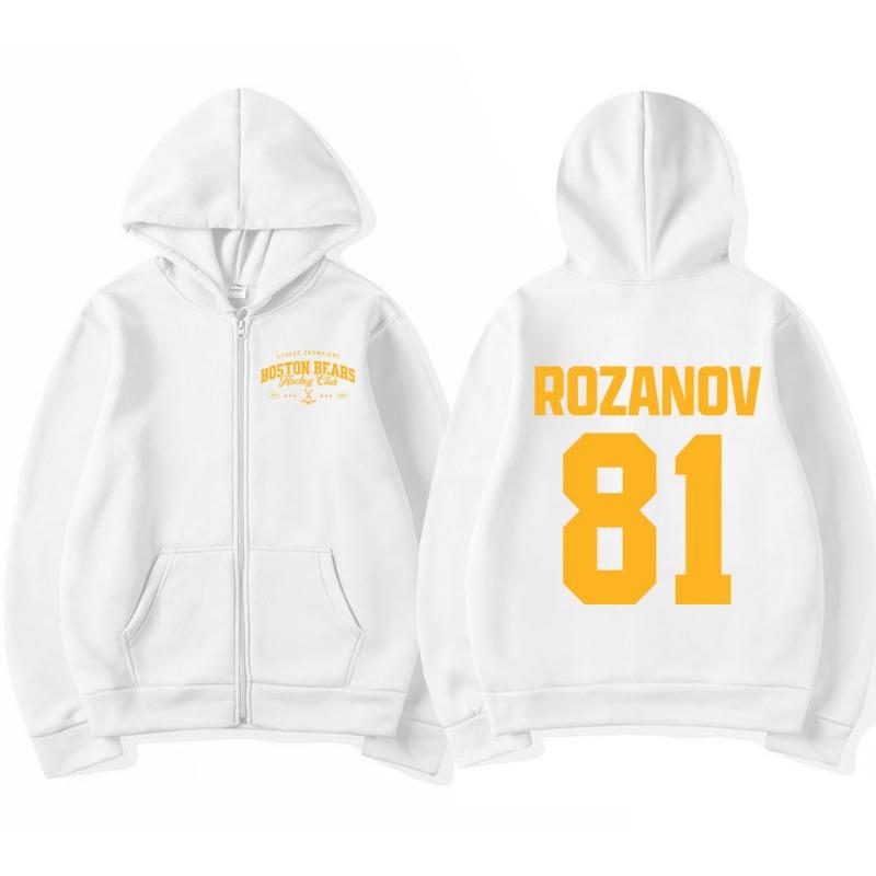 TV Horká Rivalita LIYA ROZANOV 81 Mikiny na zip Pánské Dámské Oblečení Móda Mikiny na zip Bundy s dlouhým rukávem Streetwear