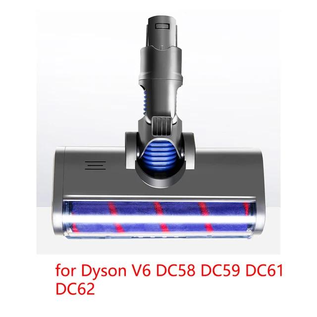 Motorized Floor Brush Head Tool for Dyson V6 V8 V7 V10 V11 V10Slim  V12 Detect Slim Vacuum Cleaner Soft Sweeper Roller Head