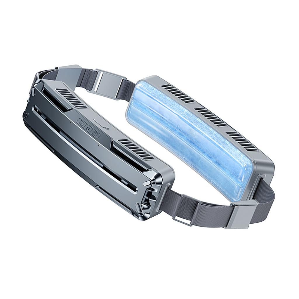 Wearable Waist Fan 3 Speeds Portable Mini USB Belt Fan for Hot Weathers Outdoor Sports