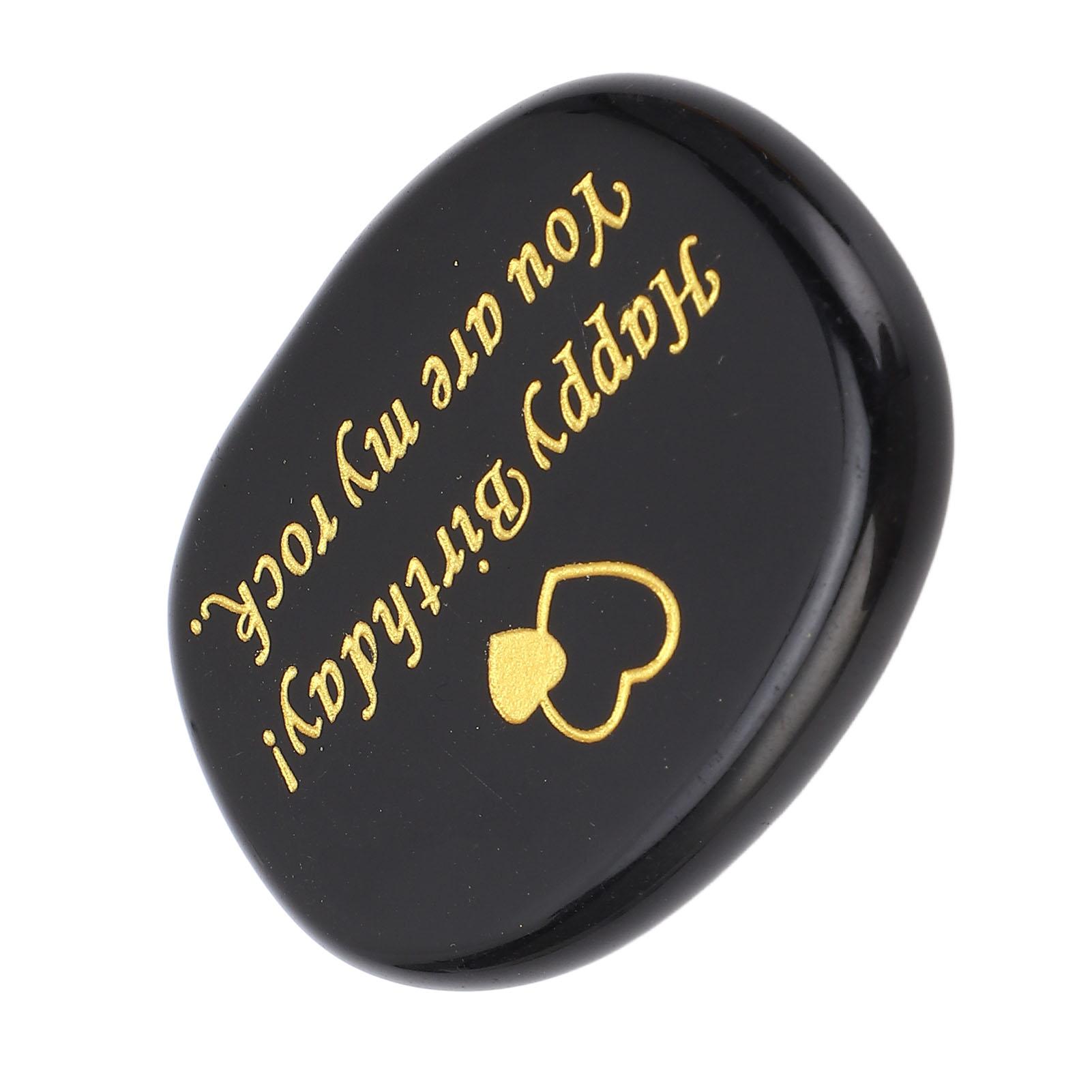 

Вдохновляющий камень Ты моя скала С Днем рождения Гравированный камень Поддержка Мотивационный карманный камень Тип 2