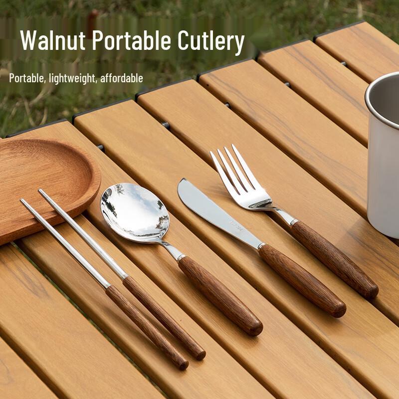 Portable 304 Stainless Steel Camping Chopsticks Set