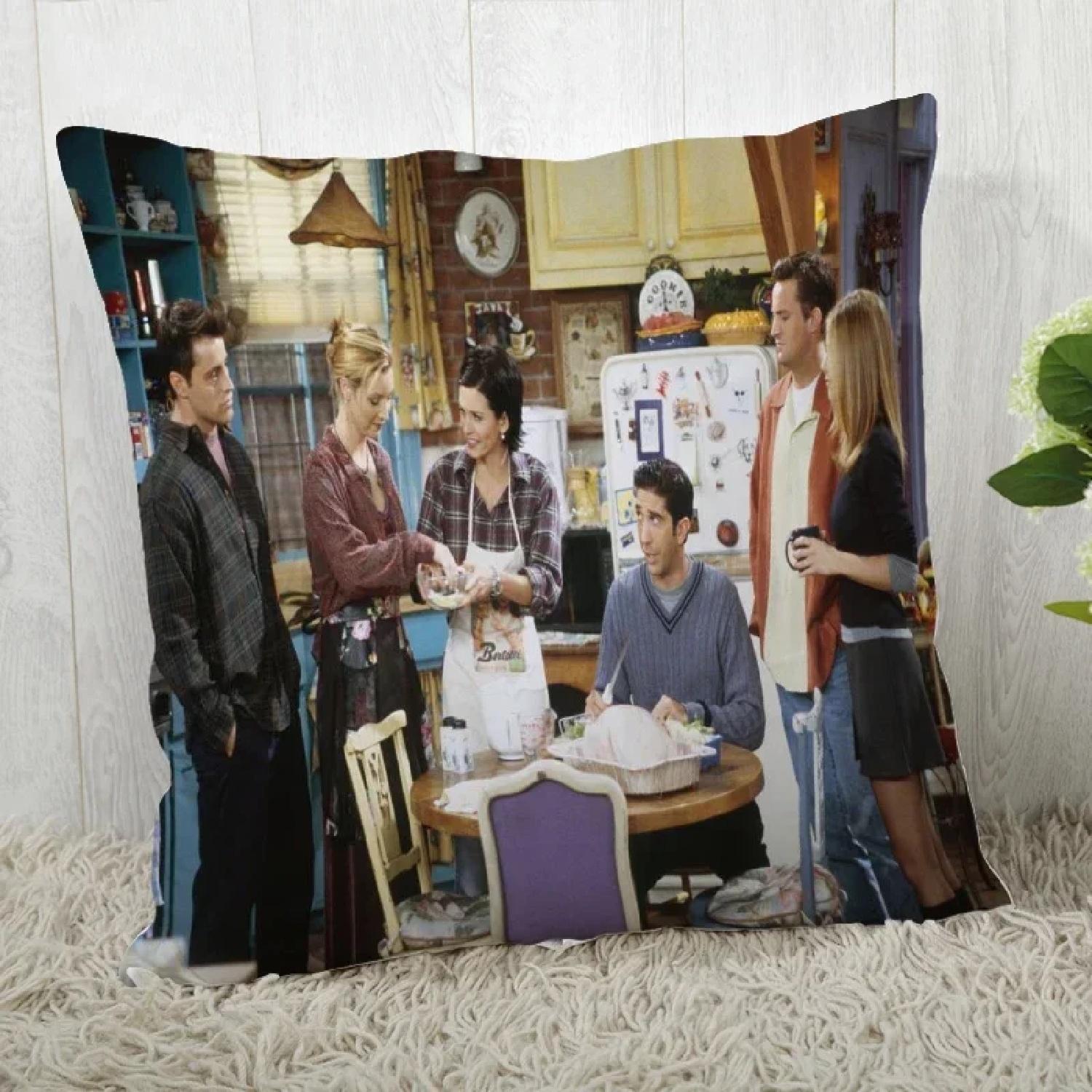 Подушка из сериала «Друзья»  Подушка с индивидуальным чехлом Современная декоративная наволочка для дома в гостиную , А. 30x30cm