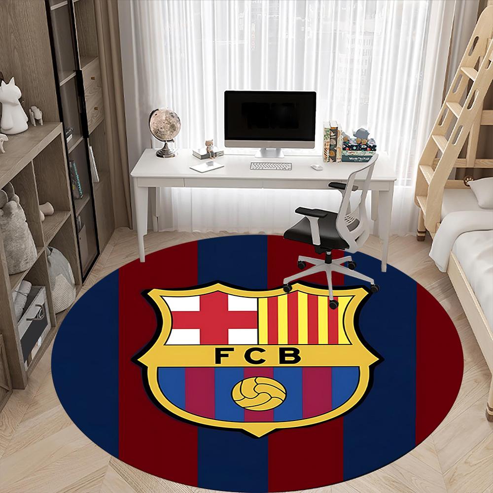 1PC Office Round Rug, Non-slip, Soft and Durable Office Rug for Interior Decoration, Perfect for Office, Beautiful Decoration