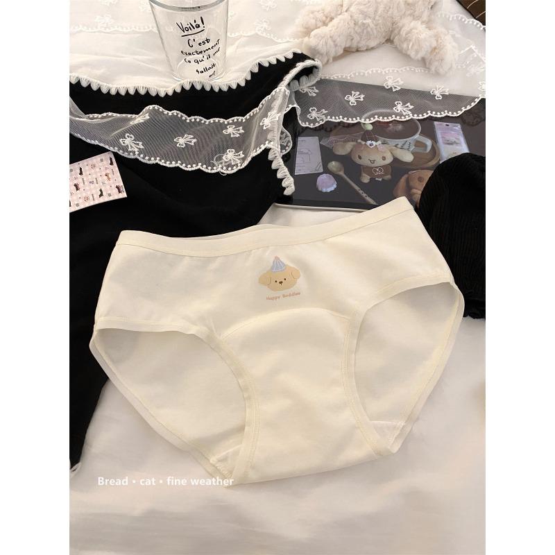 Ladies Autumn and Winter Fashion New Cartoon Cotton Comfortable Briefs