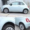 ABS Black Car Fender Flares Mud Flaps Arch Wheel Eyebrow Lips Strips sticker Trim For Fiat 500 2016-2025 Exterior Accessories
