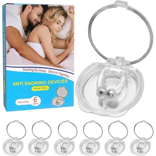 [2025 Pro Edition] Anti-Snoring Device, Mouth Breathing Prevention Device, Snoring Nose Clip, Magnetic Nose Breathing Clip, Snoring Prevention Device,