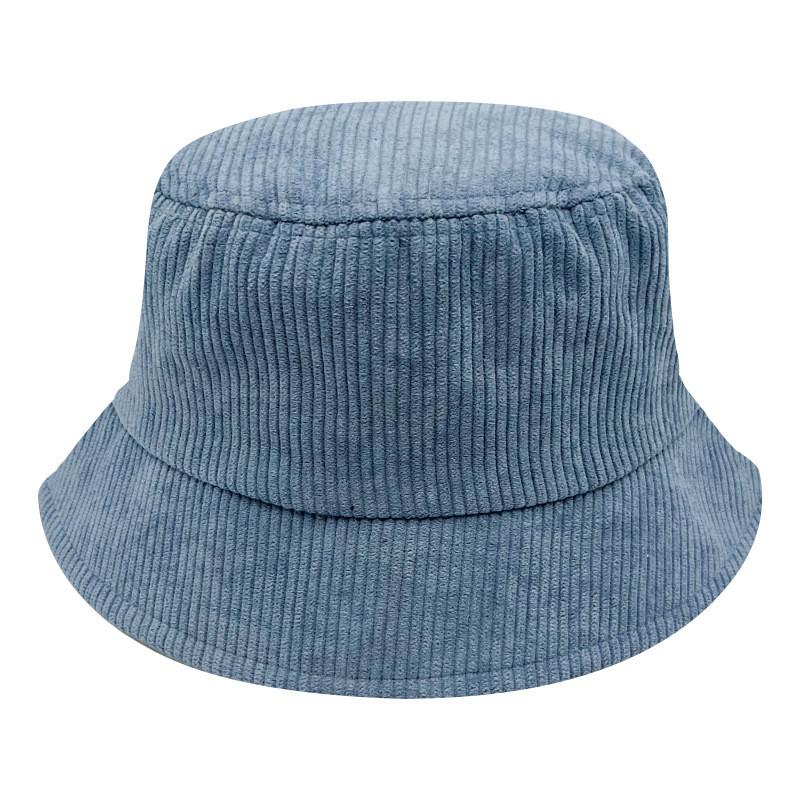 Winter Vintage Bucket Hat Couples Solid Color Insulated Breathable Sunshade Hat