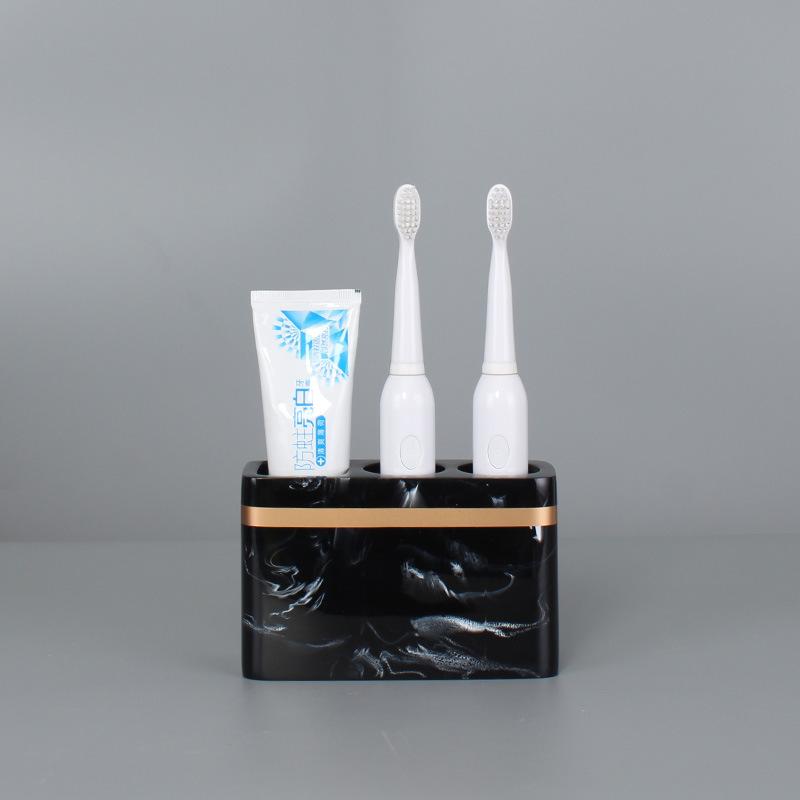 Marble Stripe Resin Toothbrush Holder Bathroom set Accessories Toothpaste Holder Portable Organizer Case Sanitary Wars Suite