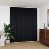 Vidaxl Blackout Curtain with Hooks, Black, 290X245 Cm