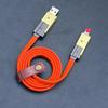 JunKiss 27W 4-in-1 Fast Charging Flat Silicone Data Cable