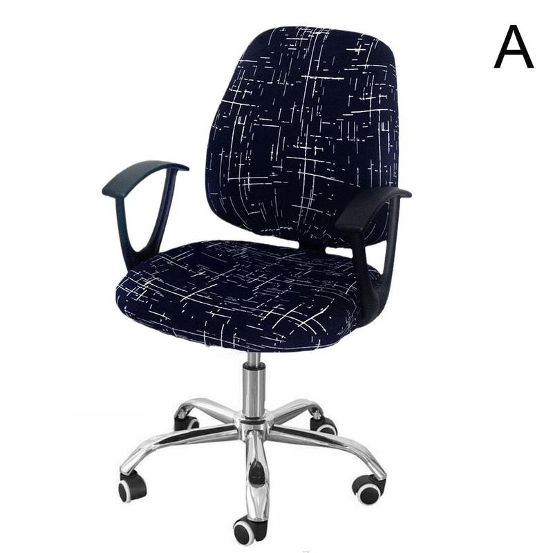 Cheap 1Pc Universal Computer Office Rotating Chair Cover Stretch
