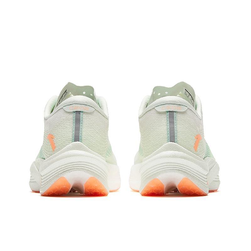 Anta Tênis de Corrida Feminino Nitro Tech com Placa de Carbono Branco Verde 122455564-2