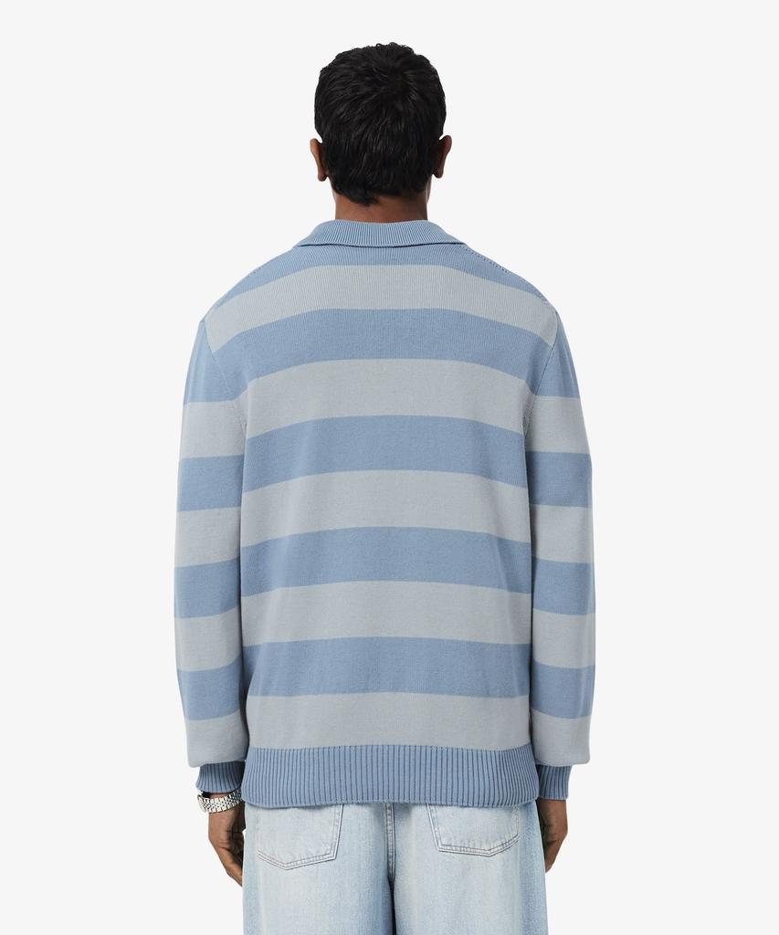 LACOSTE Men'S Bold Stripe Cotton Sweater Polo Shirt Ah0488-56N Vdb