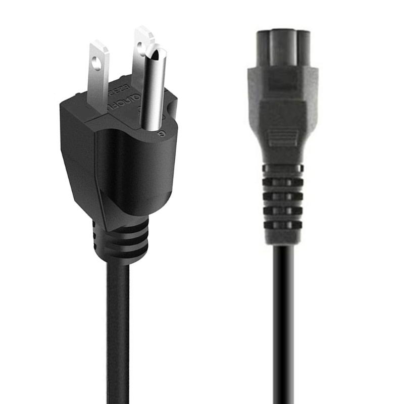 

Laptop Power Cable Cord 3Pin Prong Connector PVC Insulated Cable for Laptop Notebook Charging Adapter 1.2m 4ft