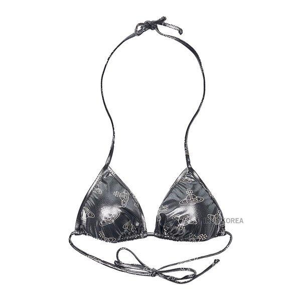 Vivienne WeStwood SS25 Women S Logo Pattern Bikini Swimwear J0098 N401