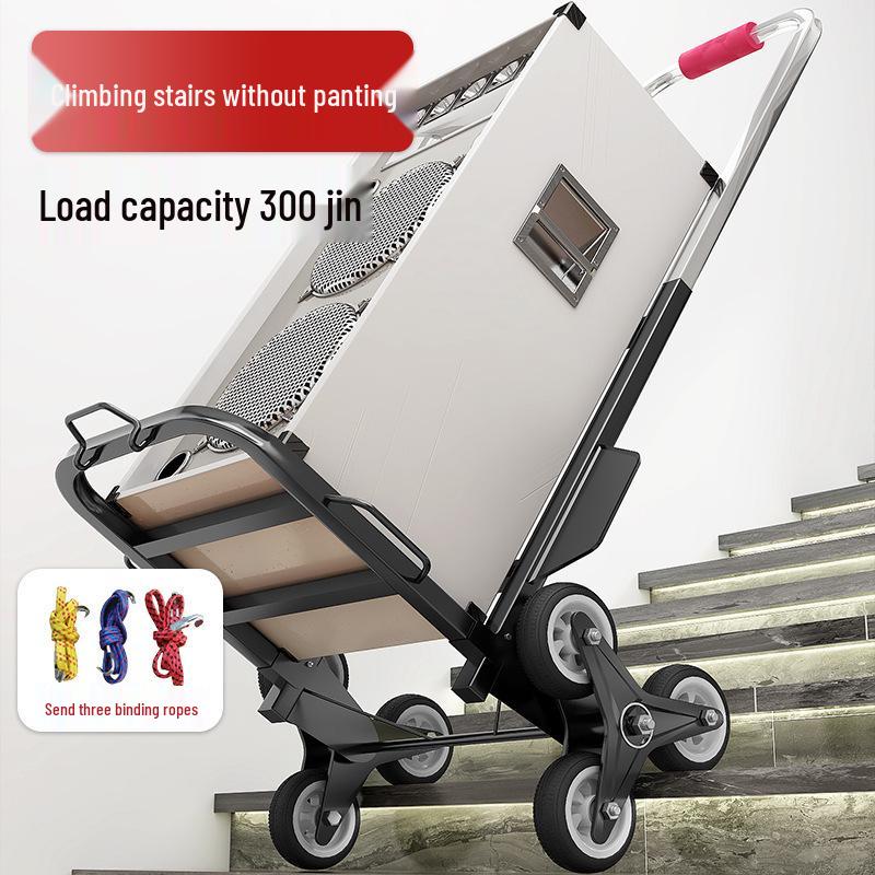 Stair-Climbing Foldable Hand Truck for Heavy Loads