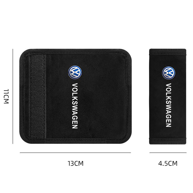 2026 Chaud Pour VW VOLKSWAGEN 1/2/4PCS Intérieur de Voiture Poignée de Toit de Voiture Housse de Protection Peluche Pour Volkswagen VW GOLF TOUAREG CADDY PAS