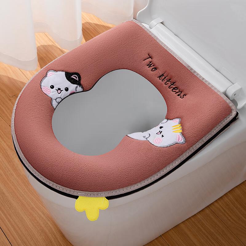 Gourd-shaped Warm Toilet Seat Cover