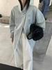 Korean-British Style Women's Mid-Length Trench Coat - Retro, Versatile, High-End for Spring & Autumn 2025