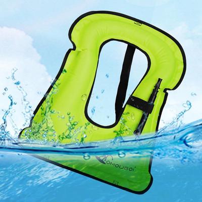 Giubbotto di salvataggio gonfiabile e ausilio al nuoto per adulti e bambini