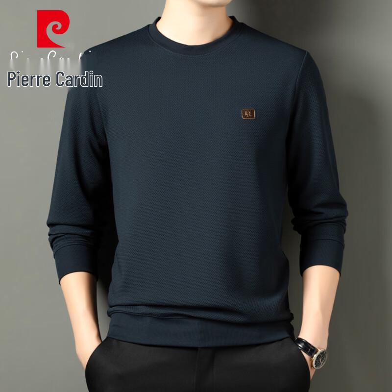 Pierre Cardin Men's Casual Long Sleeve Round Neck T-Shirt