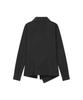 MISEKI SEOUL Wrap Pleats Button Shirt Black