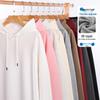 Sweatshirt unisexe en molleton de coton 320g - Léger, Coupe ample, Couleur unie, Manches longues, Col rond pour l'automne/hiver.