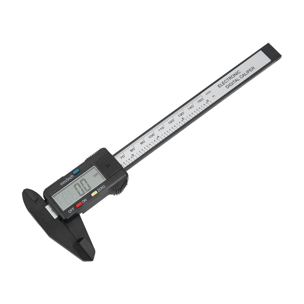 Electronic Digital Caliper 0?150mm Carbon Fiber Composites Digital Caliper with LCD Screen