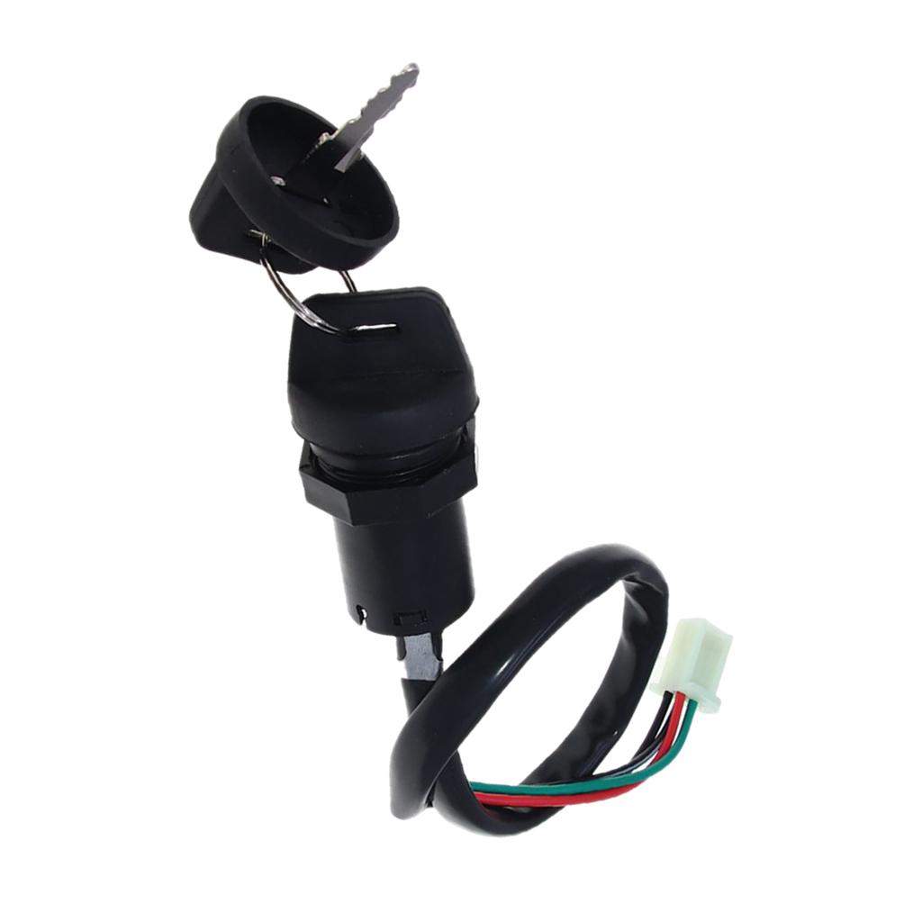 Buy 4 Wire Ignition Switch Key Set 50cc 70cc 90cc Fit for Electric