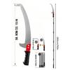 Telescopic Pole Saw for Tree Pruning – Manual Extendable Pruner with Adjustable Extension Pole, High Branch Cutter Tool