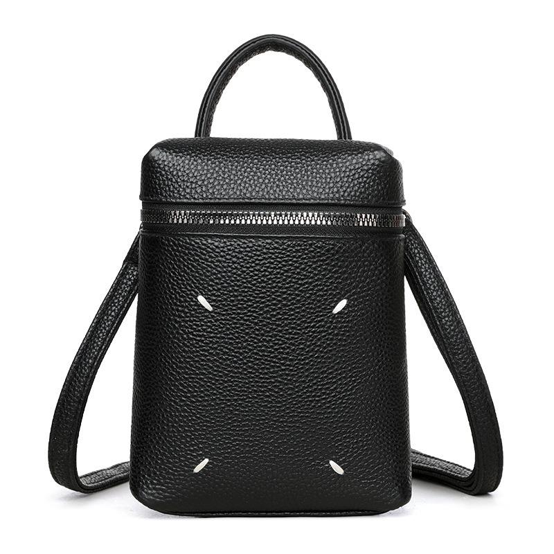 Crossbody bag, high-end texture leather women's bag, spring fashion simple small square bag, versatile temperament women's shoulder bag